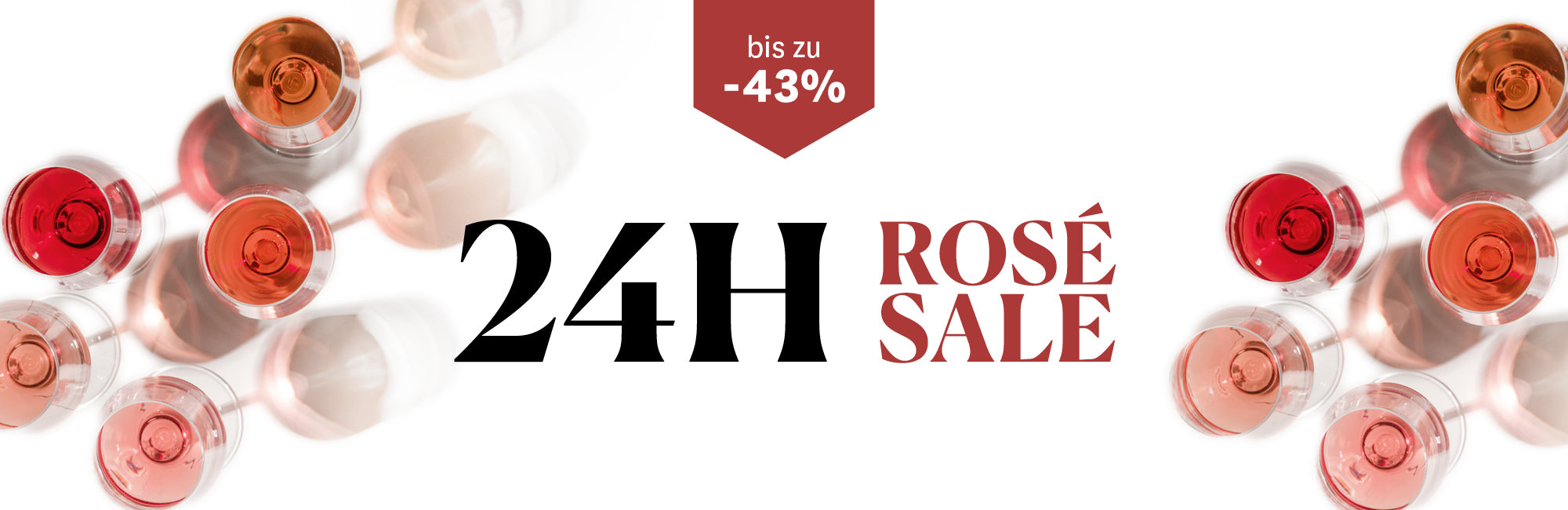 "24h SALE" steht in weiß und rot auf schwarzem Hintergrund mit Prozentzeichen im Hintergrund.