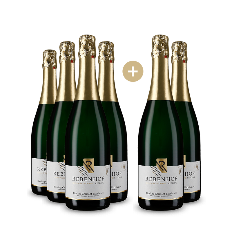 4+2 Flaschen Riesling Crémant Excellence brut