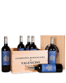 6 Flaschen Valenciso Premium Rioja Reserva in der Holzkiste 2016