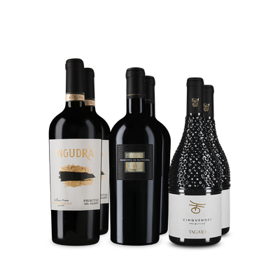 Wine in Black Premium-Primitivo-Paket