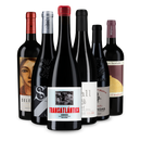 6x1 Wine in Black Parker Set