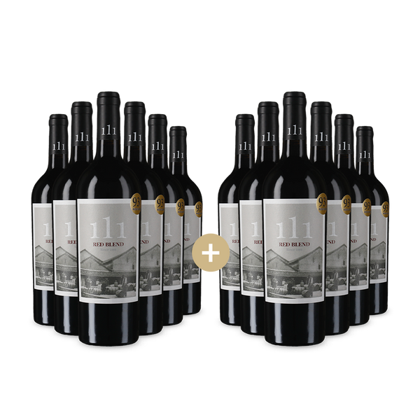 8+4 Flaschen Bodegas Manzanos 111 Red Blend 2021