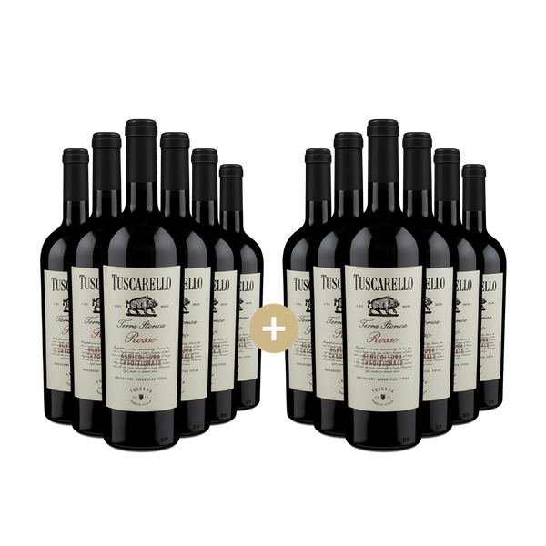 6+6 Flaschen Tuscarello Toscana 2019