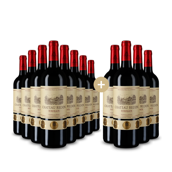 8+4 Flaschen Bordeaux 2019