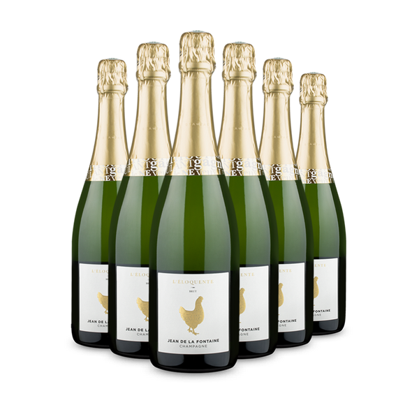 6 Flaschen Champagne Jean de la Fontaine L'Éloquente brut