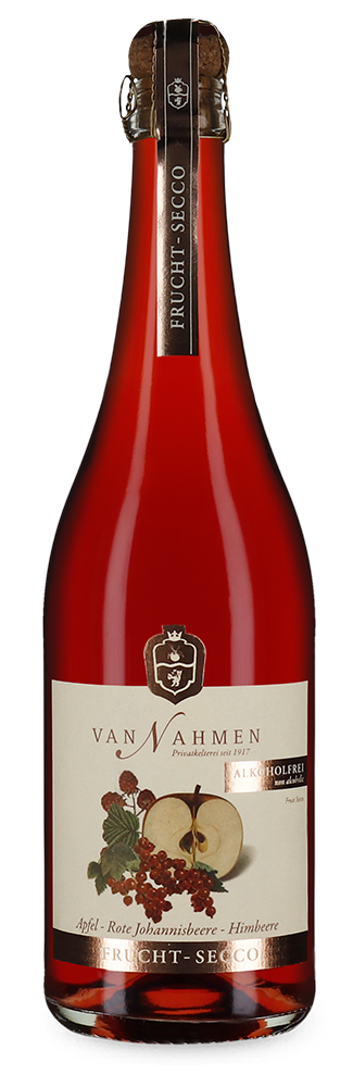 Apfel Rote Johannisbeere Himbeere Fruchtsecco alkoholfrei 2023