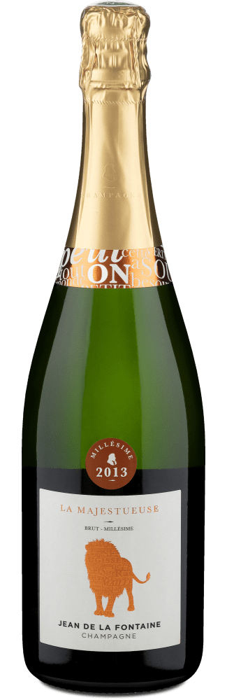 Champagne Jean de La Fontaine La Majestueuse brut Millésime 2013