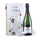 Réserve Brut mit 2 Champagnergläsern in Geschenkverpackung