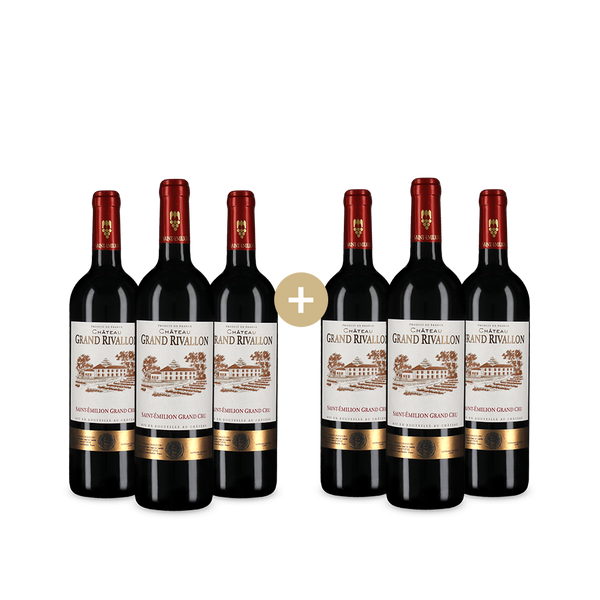 3+3 Flaschen Saint-Émilion Grand Cru 2022