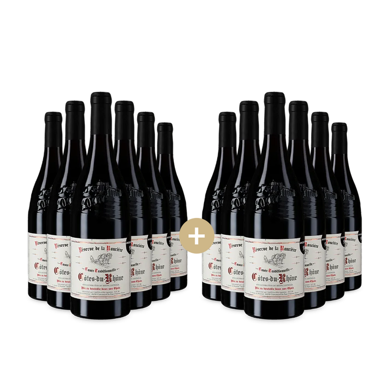 6+6 Flaschen Côtes-du-Rhône 2022