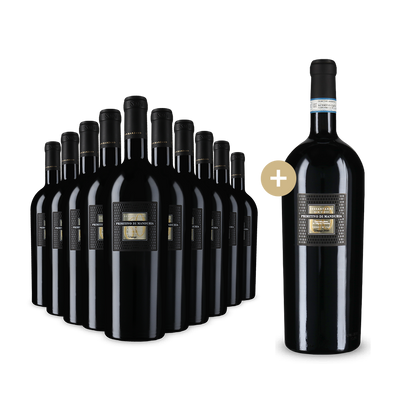 10 Flaschen San Marzano Vini Sessantanni Primitivo di Manduria 2020 + Gratis Magnum
