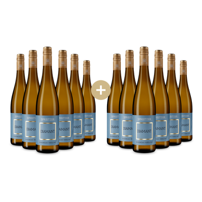 6+6 gratis: Riesling Diamant trocken 2025